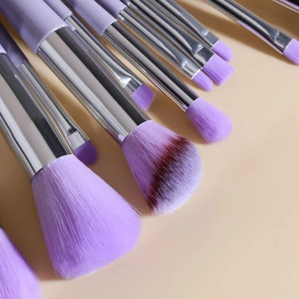 13 Pcs Makeup Brush Set In Velvet Bag