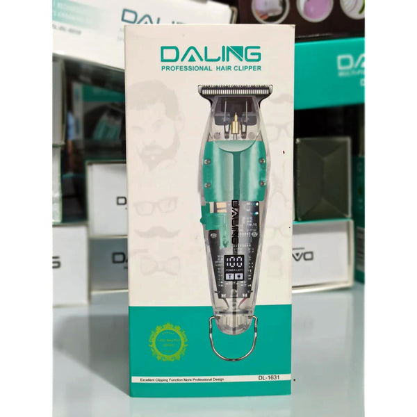 Daling DL-1631 Full Transparent Visible Body LED Dispaly Hair Trimmer