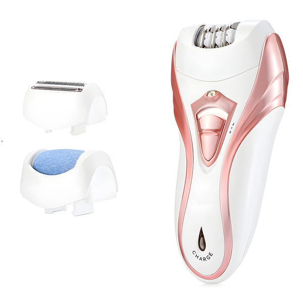 BS-3010 BROWNS Electric Rechargeable Epilator- 3-In-1 Beauty Tools Kit For Ladies