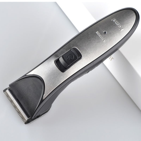 KM 3909 Rechargeable Electric Hair Trimmer & Clipper With Adjustable Comb Attachments