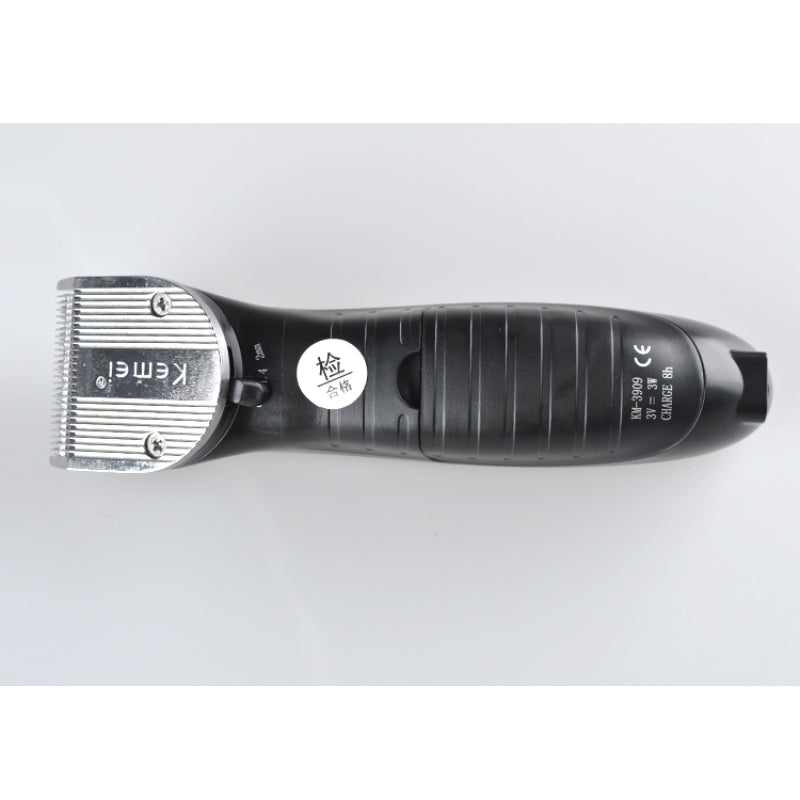 KM 3909 Rechargeable Electric Hair Trimmer & Clipper With Adjustable Comb Attachments