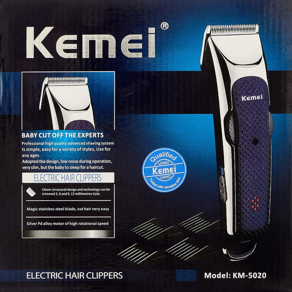 Kemei KM-5020 Professional Rechargeable Electric Hair Clipper Beard Cutting Machine